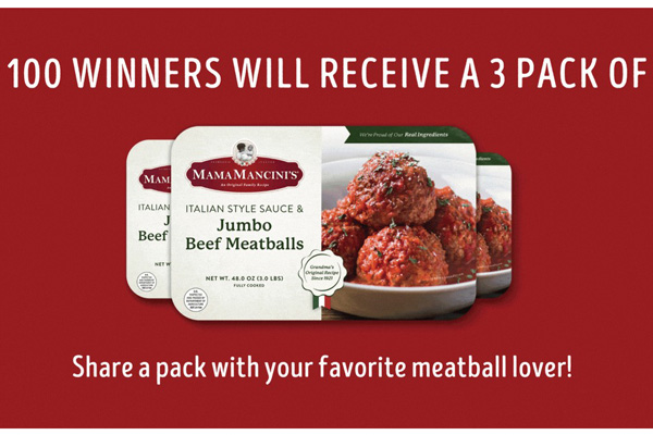 Free Mama Mancini’s Meatballs