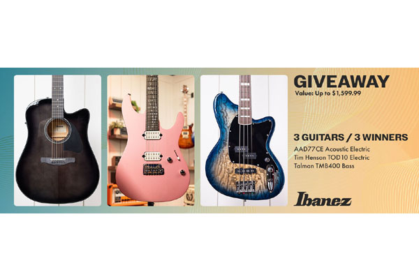Win a Ibanez Tim Henson TOD10 Guitar