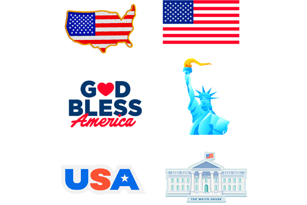 Free USA Sticker Pack