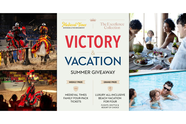Win 1 of 100 Medieval Times Trip