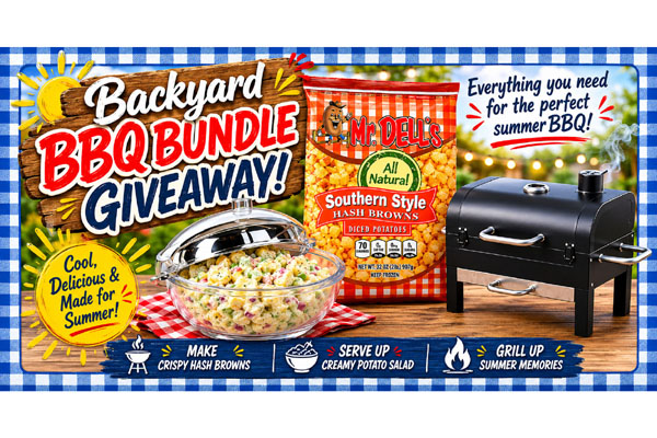 Win Hash Browns & a Portable Grill
