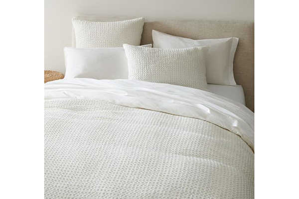 Free Cotton Waffle Weave Duvet Cover