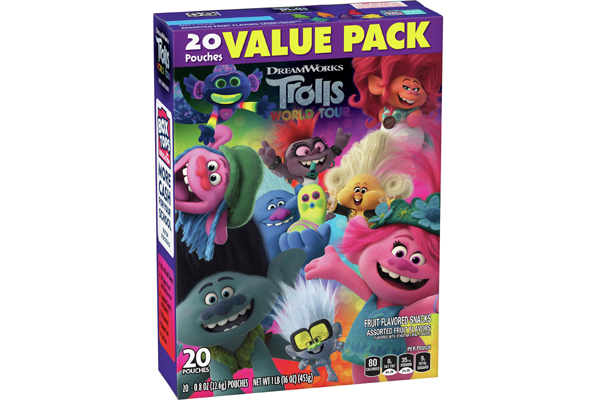 Free Trolls Fruit Snacks