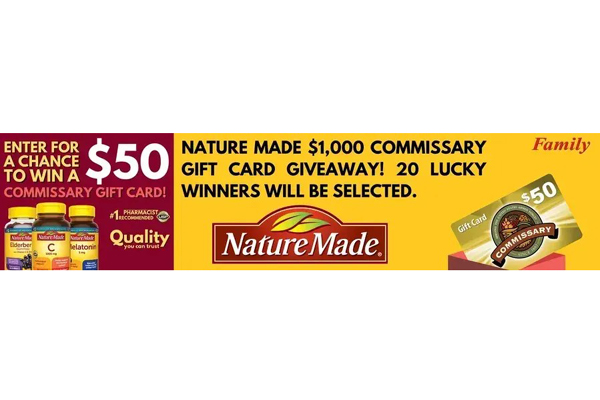 Win a $50 Commissary Gift Card