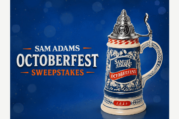 Free Sam Adams Ceramic Stein