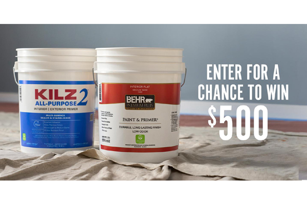 Win KILZ® $500 Bundle