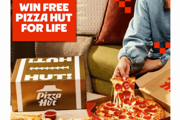 Win Pizza for Life in The Pizza Hut
