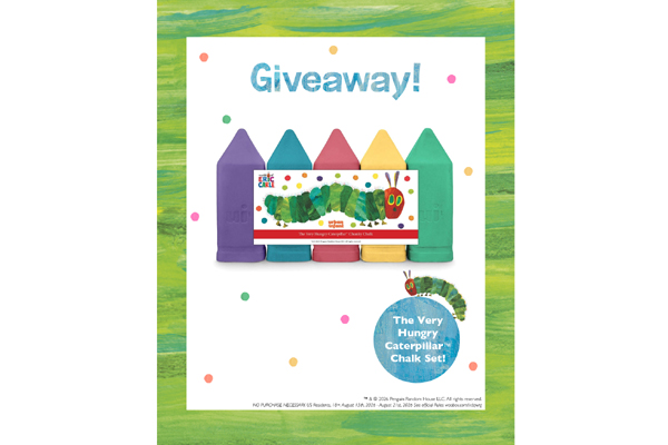 Win a Hungry Caterpillar Chalk Set