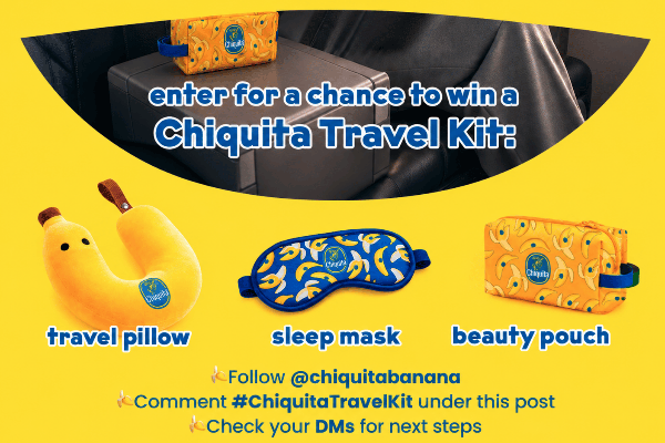 Free Chiquita Banana Travel Kit