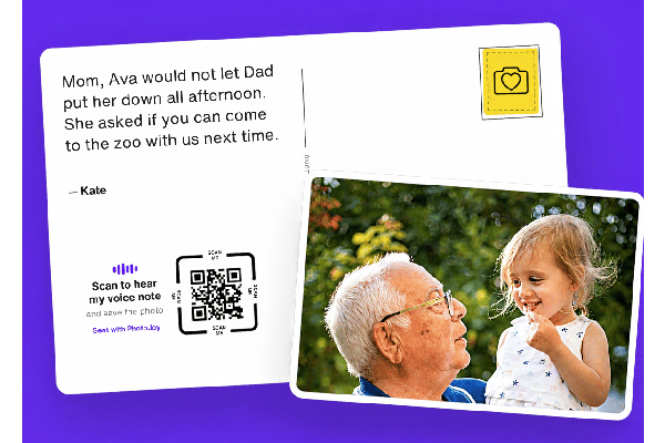 Free Postcard with PhotoJoy